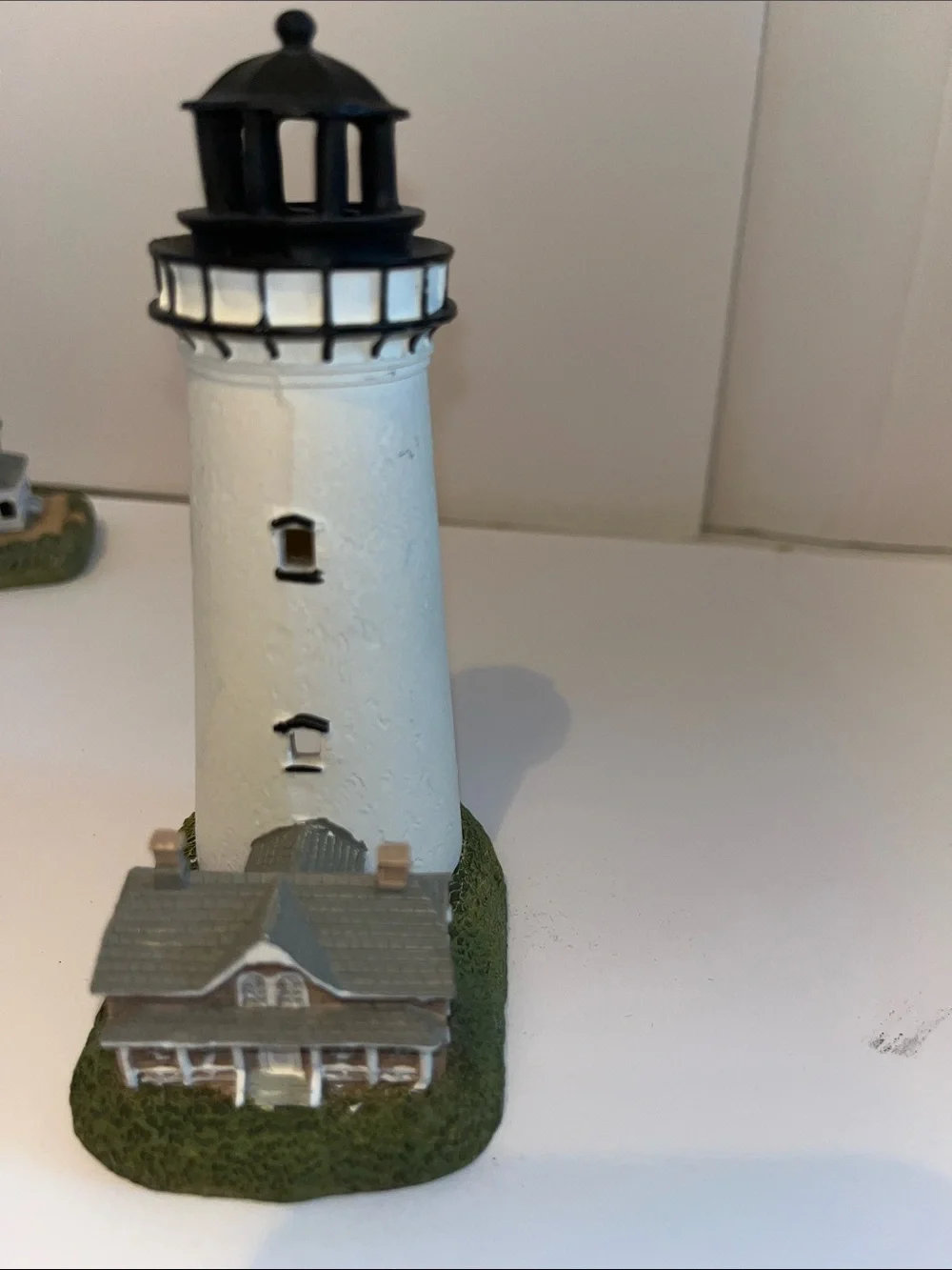 9 Assorted White and Black Lighthouse Decorative Accents - Unbranded